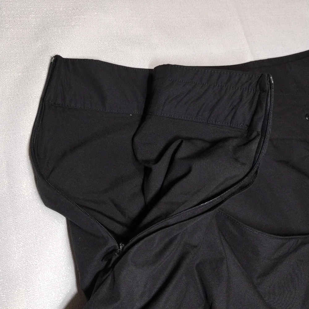 S. Deer Concept Elegant Black A-Line Skirt (2XL)